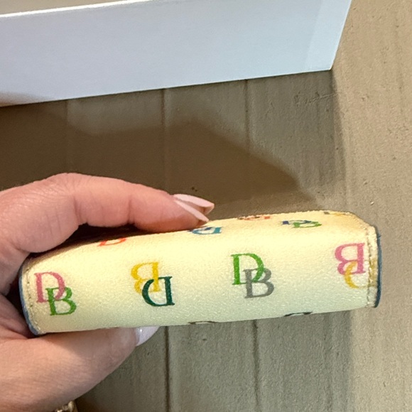 Dooney & Bourke Multicolor Logo Clutch - Picture 7 of 9